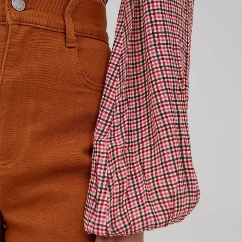 Fifth Label RADIANT LONG SLEEVE TOP PINK CHECK - Picture 5 of 5